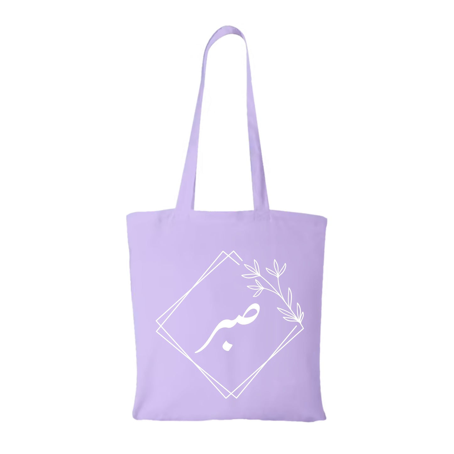 TOTE BAG LOSANGE FLEURI