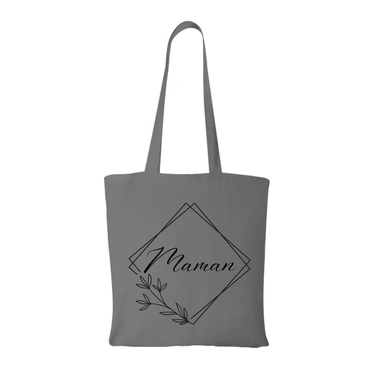 TOTE BAG LOSANGE FLEURI